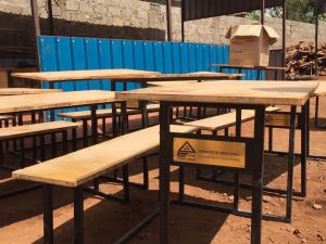 Donation of desks at Salama Gachie Community School