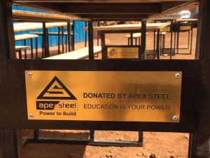 Salama Gachie Community School desk donation